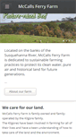 Mobile Screenshot of mccallsferryfarm.com
